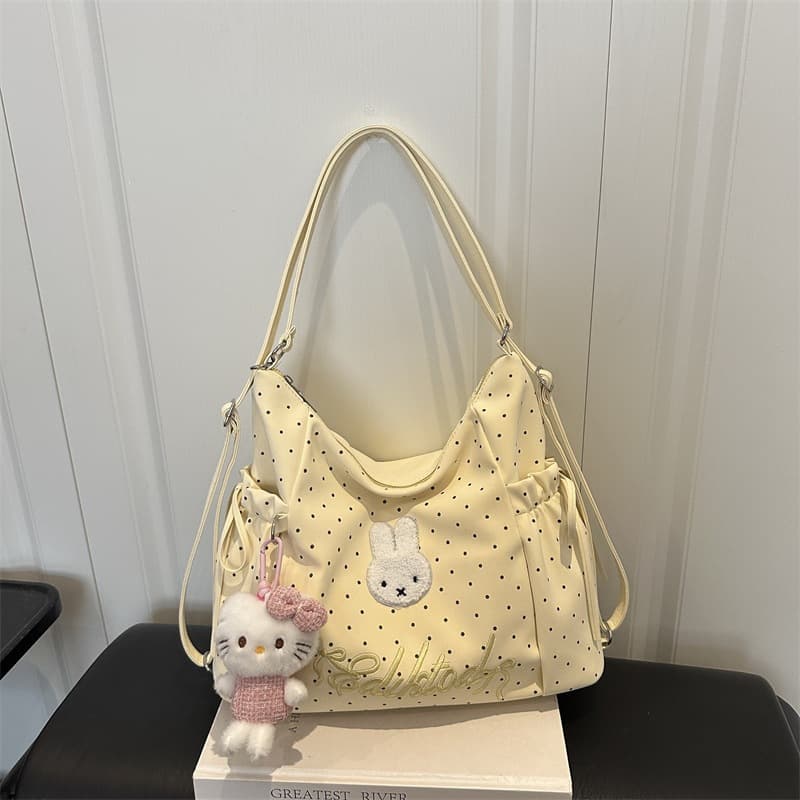 Capacious one-shoulder bag, small design shoulder bag, backpack, western style