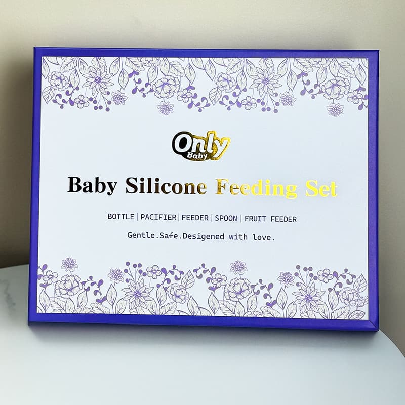 Only Baby infant food grade silicone feeding set tableware 5