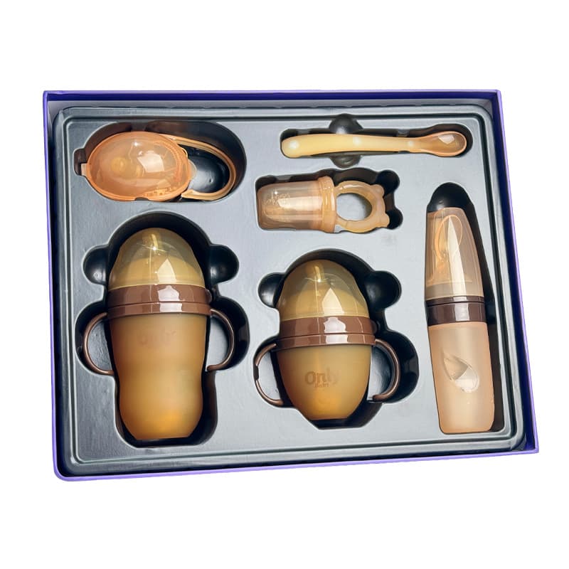 Only Baby infant food grade silicone feeding set tableware 6