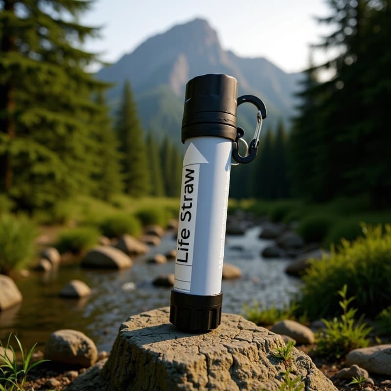 Outdoor portable water purifier filter straw ultrafiltration water purification portable direct drinking filter direct drinking cross-border wholesale 2