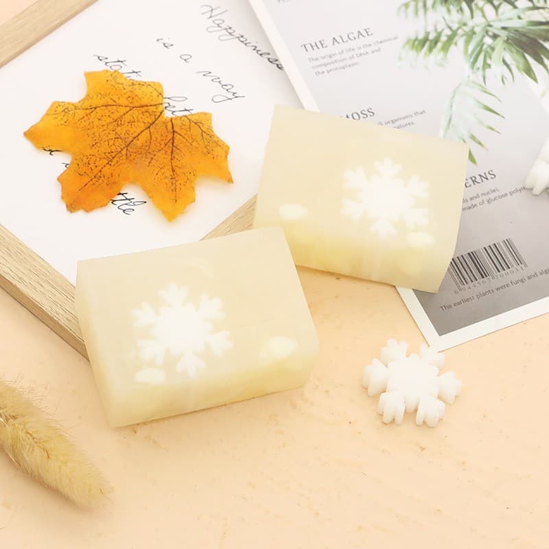 Cross-border plant rendering essential oil soap handmade soap bar facial body cleansing soap gift soap jelly soap 5