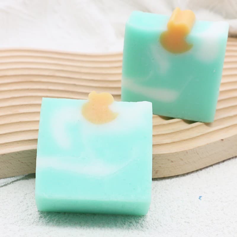 Cross-border plant rendering essential oil soap handmade soap bar facial body cleansing soap gift soap jelly soap 1
