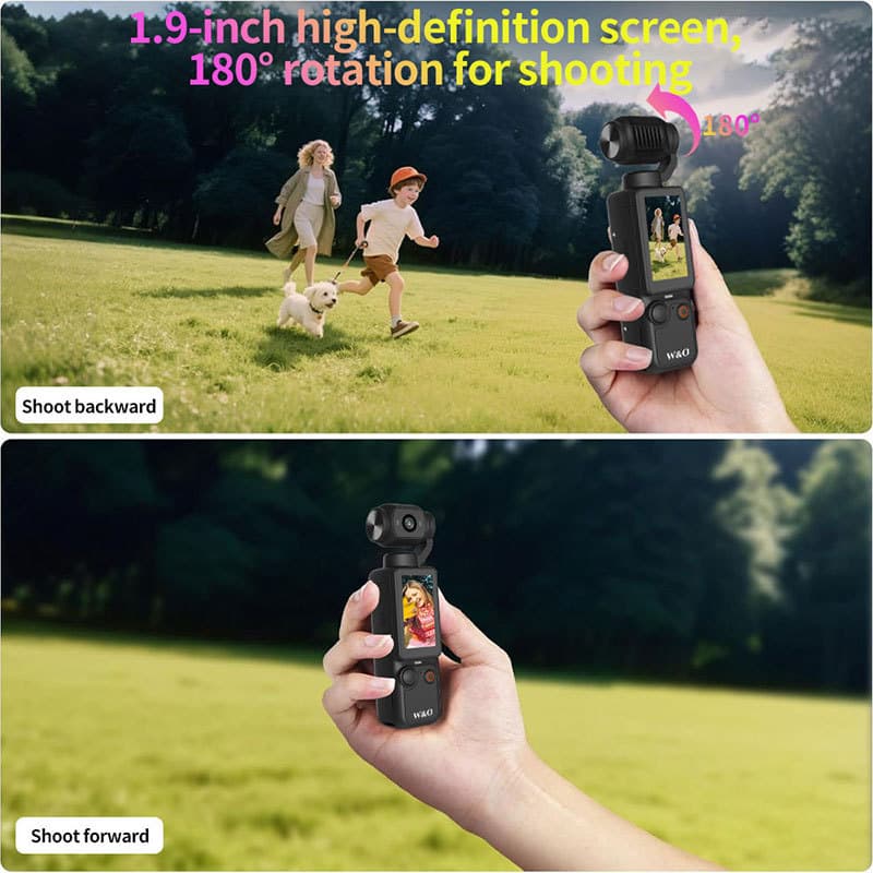 Cross-border new 1080p handheld outdoor sports camera vlog anti-shake all-round outdoor 4