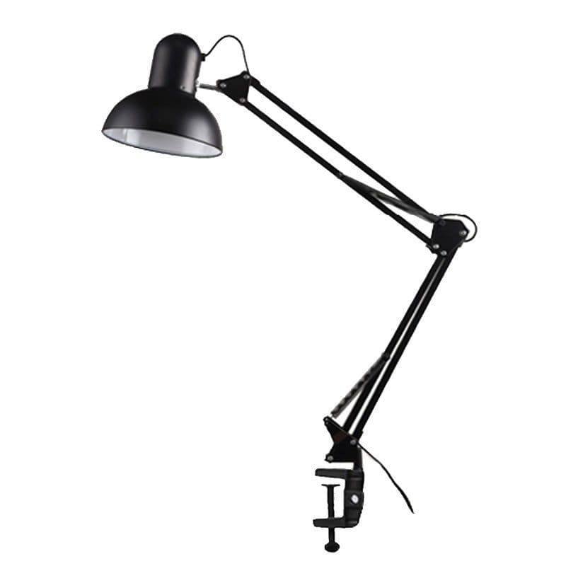 LED long arm eye protection manicure and eyelashes desk lamp learning reading work repair tattoo clip folding lamp 6