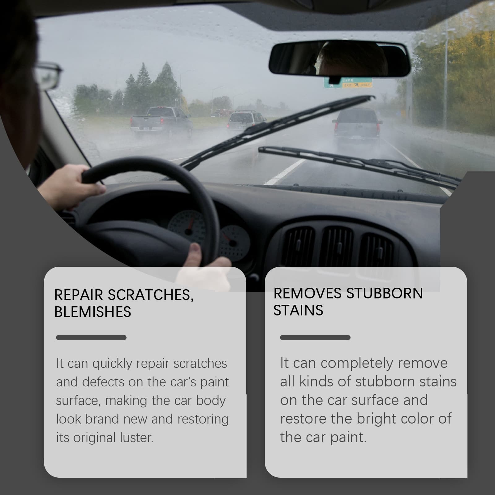 Jaysuing car coating spray set, car paint polishing, maintenance, anti-fouling touch-up, maintenance, scratches and stains 3