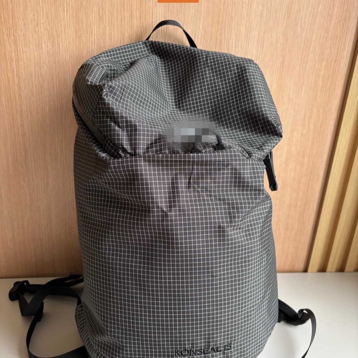 Niao Pingtai!  konseal 15 lightweight and convenient backpack, the same 15L plaid as Niaojia 5