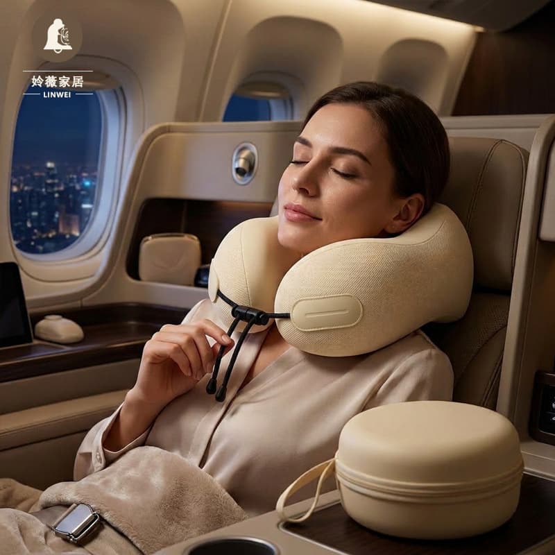 U-shaped pillow neck pillow, portable neck pillow, car, plane, travel, decompression neck pillow, office nap artifact 2