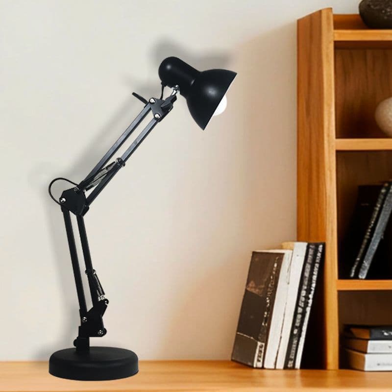 Cross-border supply of American long-arm table lamp metal desk office dormitory study folding work super bright iron table lamp 7