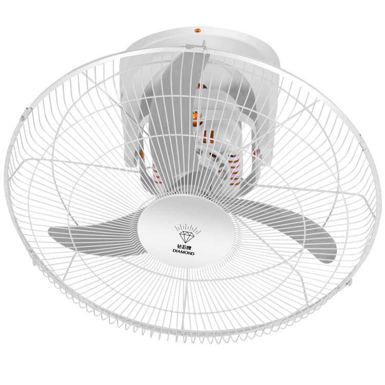 Diamond brand electric fan roof fan 18-inch pure copper remote control home dormitory shaking ceiling fan ceiling electric fan 6