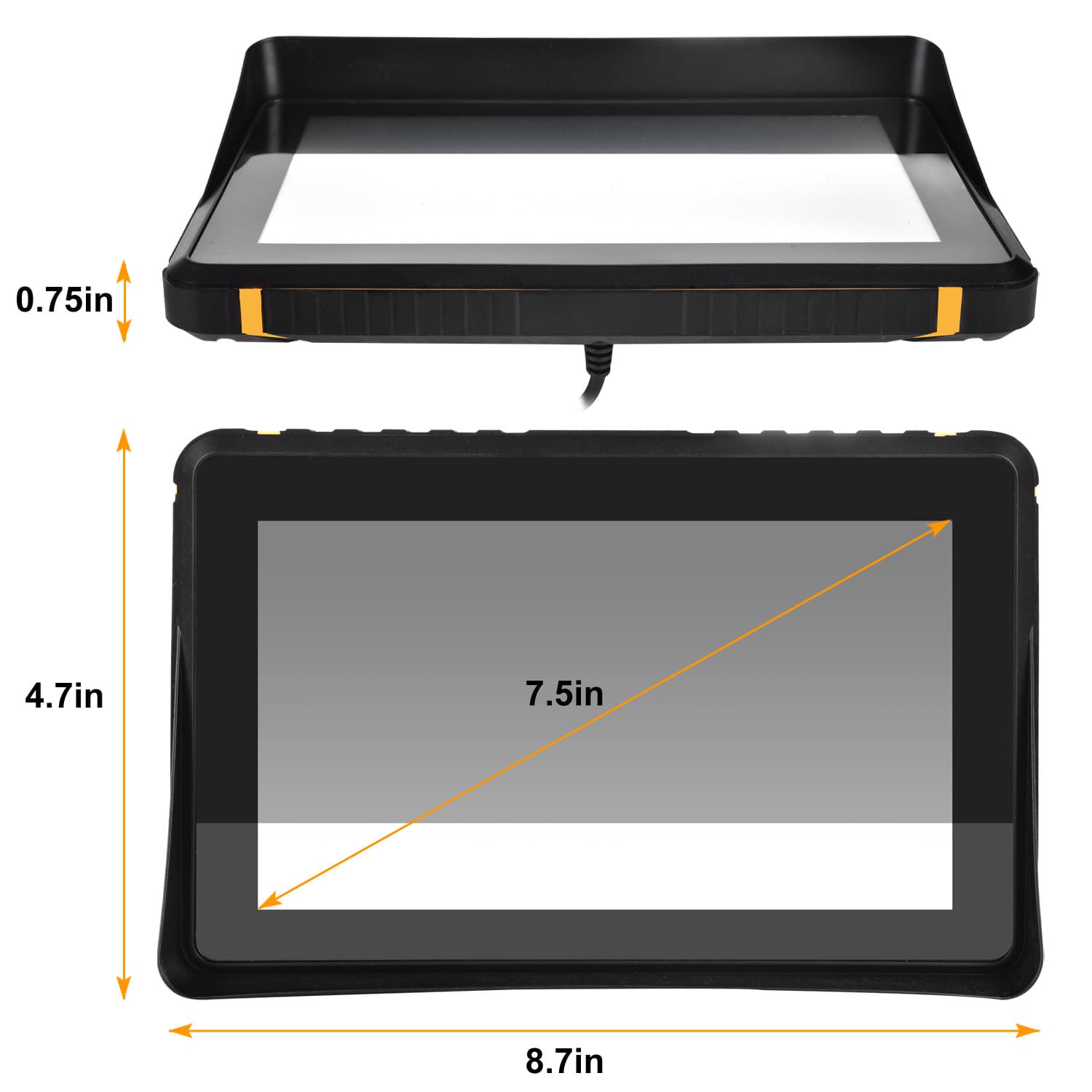 7-inch motorcycle navigator with 7-level waterproof technology, shockproof, waterproof, high-definition display, dual Bluetooth headsets 6