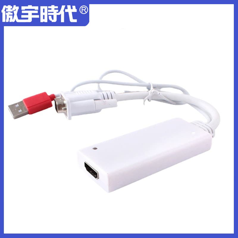 Source manufacturer VGA to HDMI+USB converter VGA to HDMI converter HD adapter with audio 5
