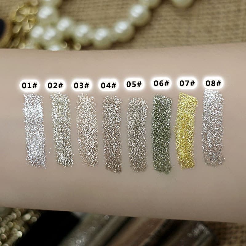 Hengfang Liquid Eyeshadow Magic Sparkling Eyeliner Waterproof and Non-smudgeable Silkworm Pearlescent Tear Eye Makeup Makeup Wholesale 4