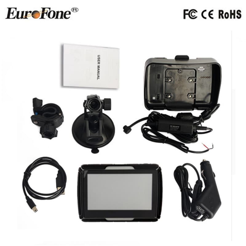 Motorcycle and bicycle riding supplies 4.3-inch GPS external portable navigator waterproof positioning GPS navigator 6