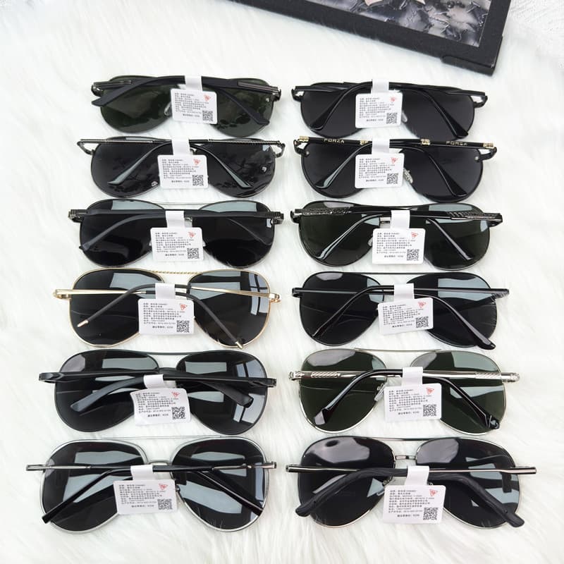 New men's polarized sunglasses wholesale, mixed batch of metal polarized glasses, toad glasses, driving sunglasses 5