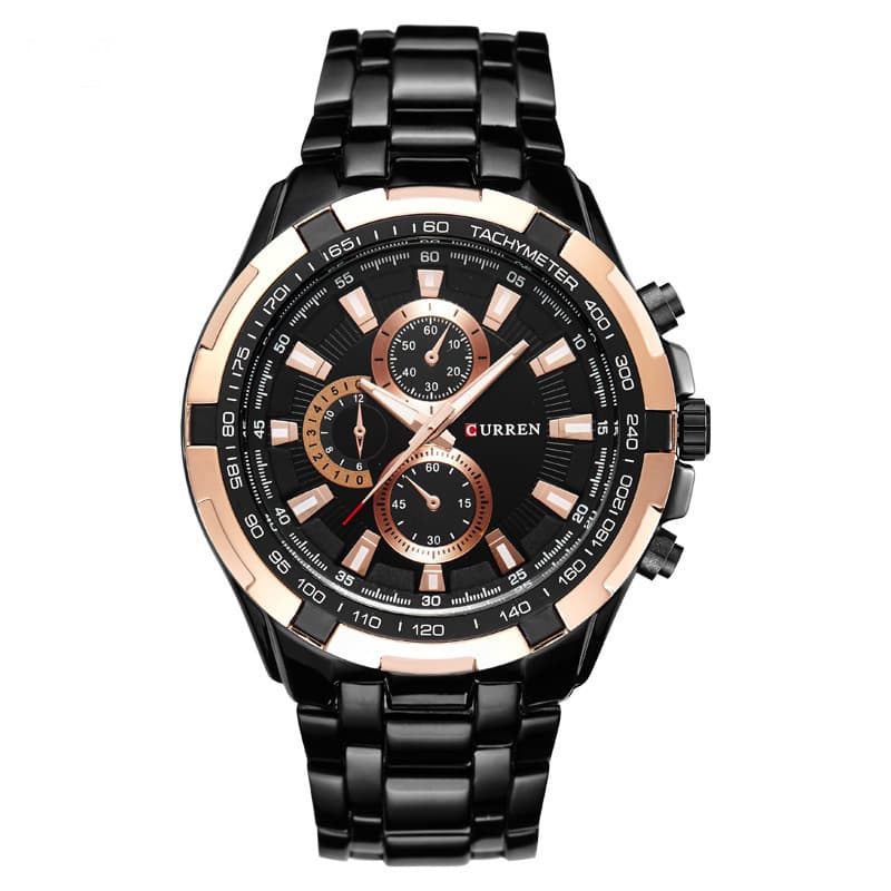curren/Karen 8023 men's casual watch business classic style watch men's three false eye watch 1
