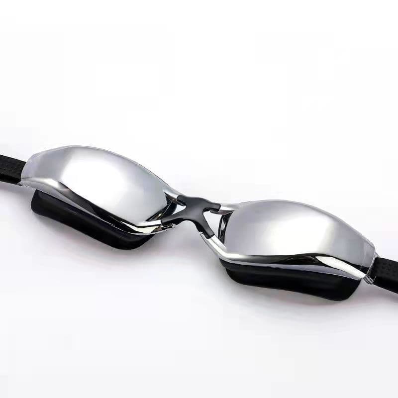 Genuine Feike swimming goggles for men and women large frame electroplated myopia swimming goggles flat swimming goggles waterproof and anti-fog HD 3