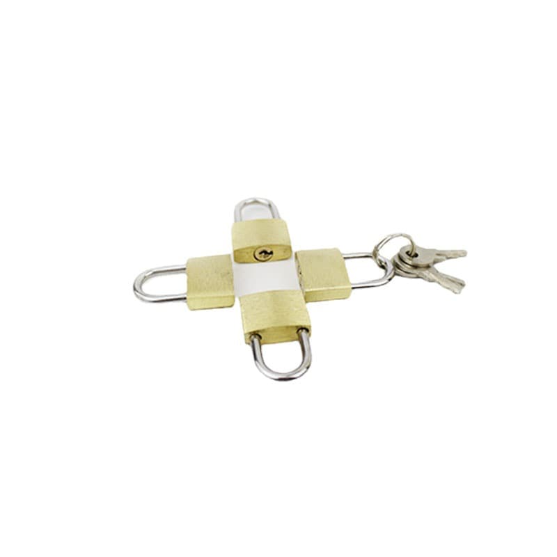Cross-border export exclusively for 20MM small copper lock luggage bag lock chassis mini small lock head can be opened 6