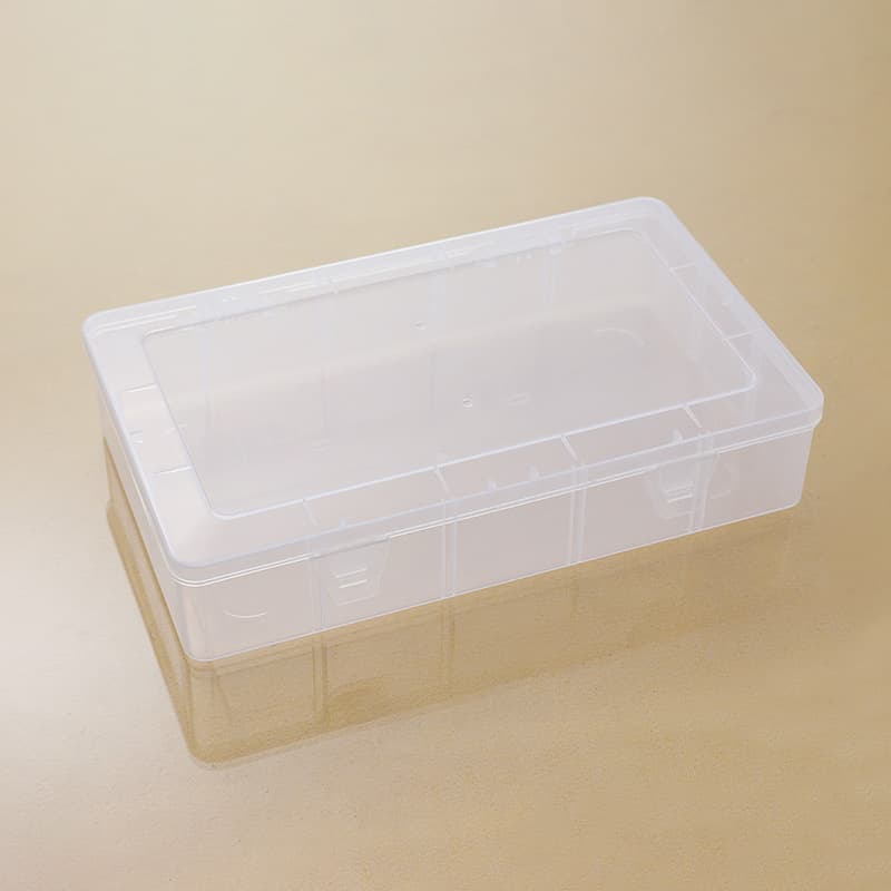 Medium and large plastic tools and fishing gear multifunctional desktop storage box empty beaded large capacity storage box 7