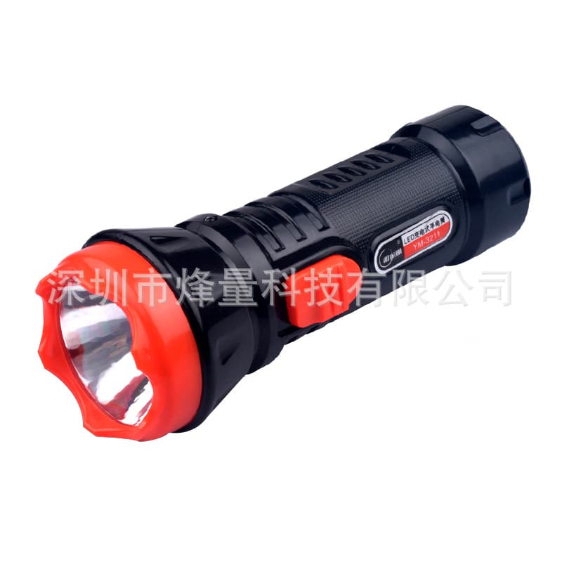 LED plastic rechargeable household flashlight emergency lighting with banknote detector mini outdoor running street stall 6