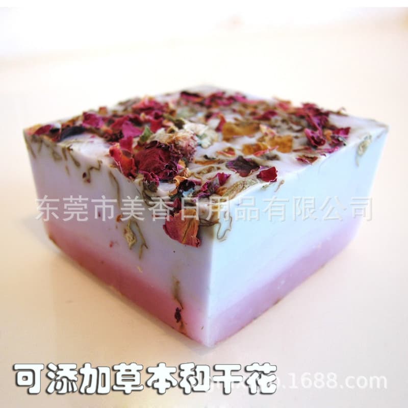 Manufacturer exports herbal cleansing noodle cut soap soap lavender essential oil sea salt handmade soap rose petal soap 3