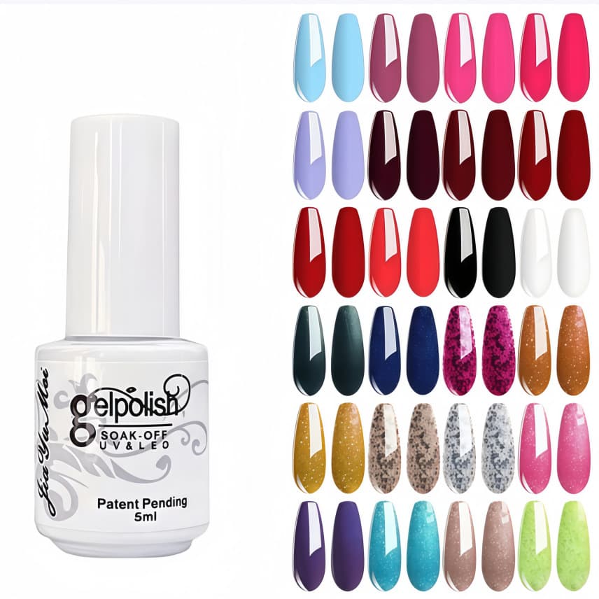 gelpolish gel nail polish glue wholesale foreign trade manicure glitter sequin glue base glue seal layer cat eye glue set 1