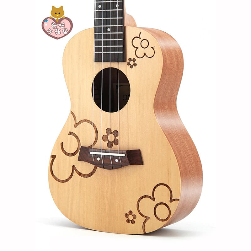 23-inch Sapele cute children's cartoon ukulele ukulele four-string small guitar 9