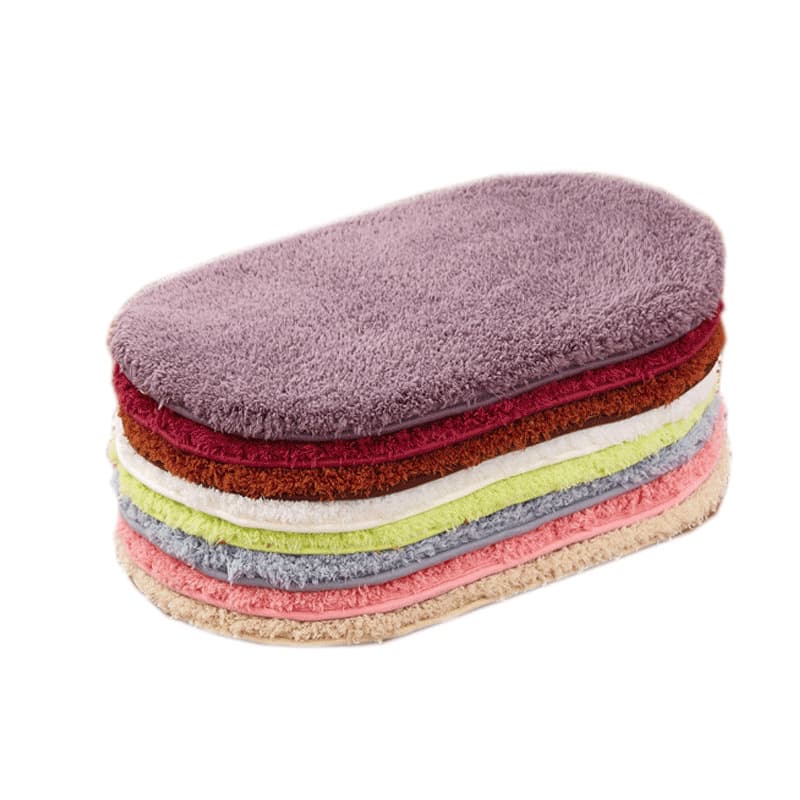 Floor mats home oval living room carpet entry door bedroom floor mats bathroom bathroom floor water-absorbent anti-slip 6