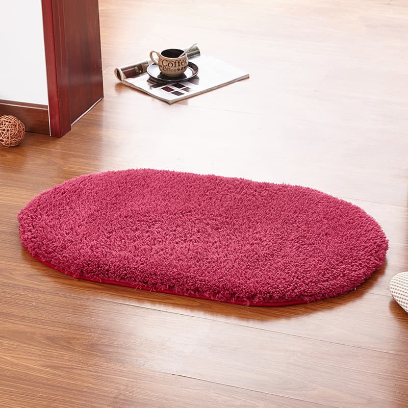 Floor mats home oval living room carpet entry door bedroom floor mats bathroom bathroom floor water-absorbent anti-slip 10