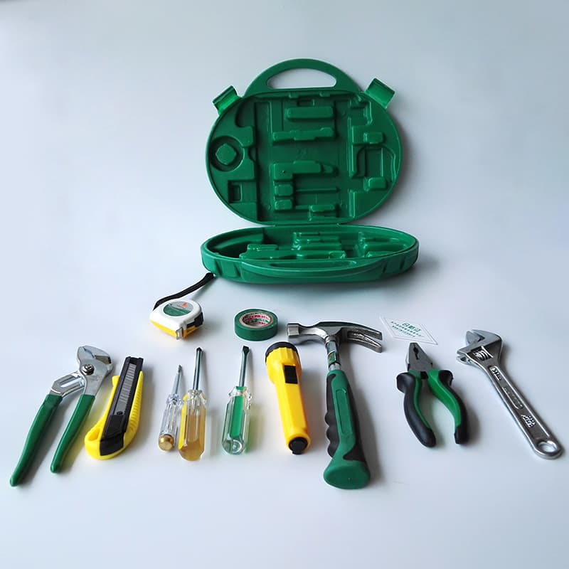 Power Lion 12-piece household manual hardware tool machine repair set wrench hammer screwdriver combination W012 5