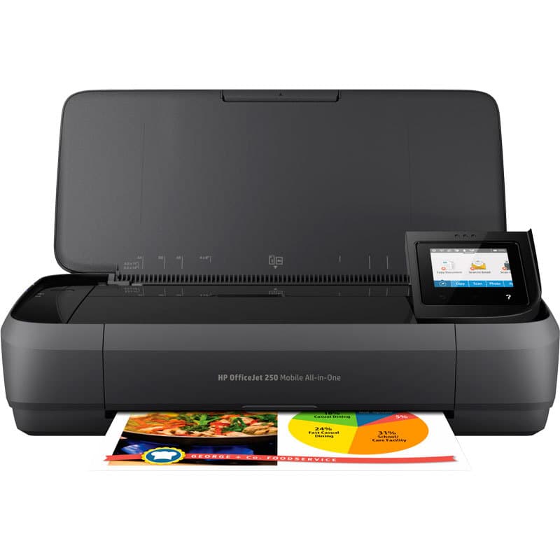 National Bank HP hpOJ200/OJ258 wireless A4 color inkjet suitable for office law enforcement portable printer 8
