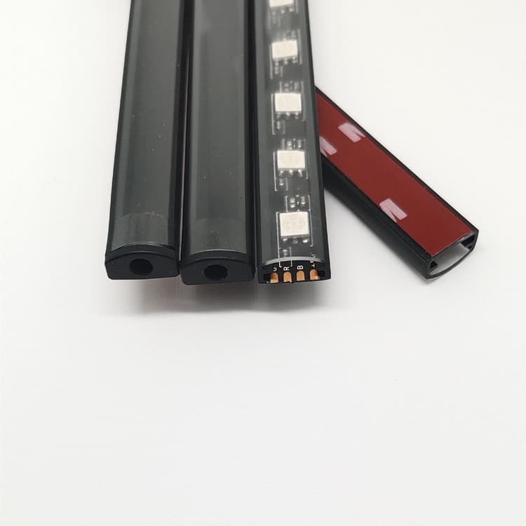 Car chassis light ambient light sleeve LED chassis light strip two-color sleeve PVC soft light strip transparent sleeve 3