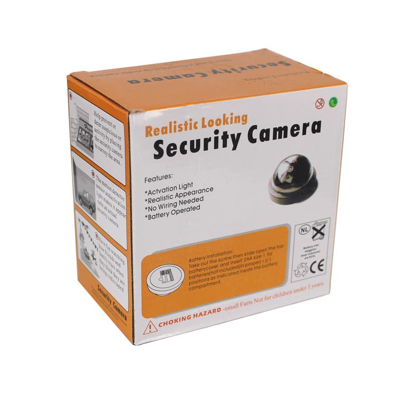 Source factory simulation camera simulation surveillance fake hemisphere large fake surveillance camera with lights 4