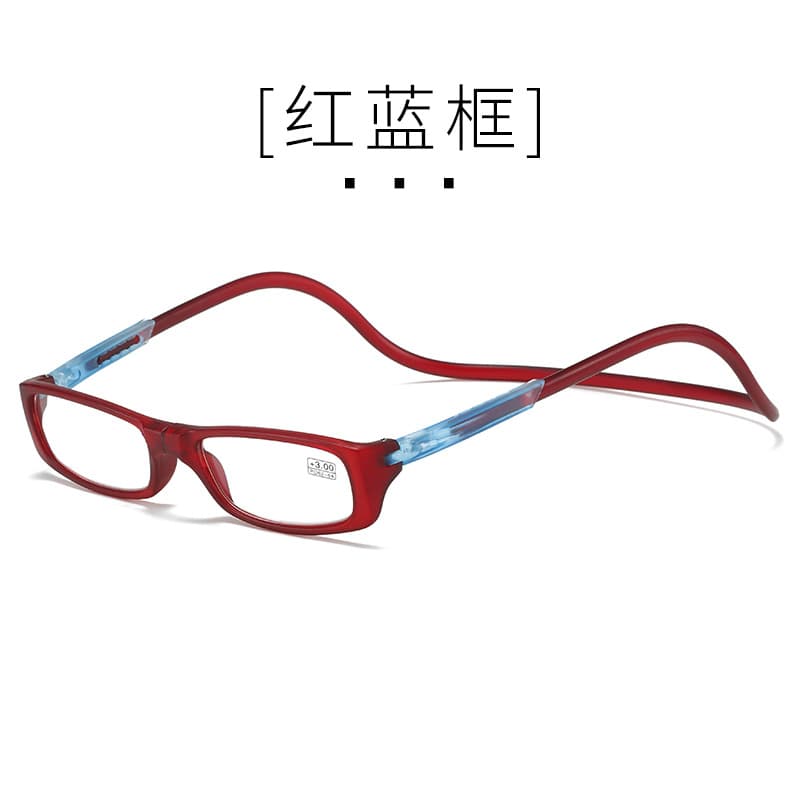 Magnet folding reading glasses manufacturer wholesale new fashion glasses for the elderly men and women convenient hanging neck reading glasses 9