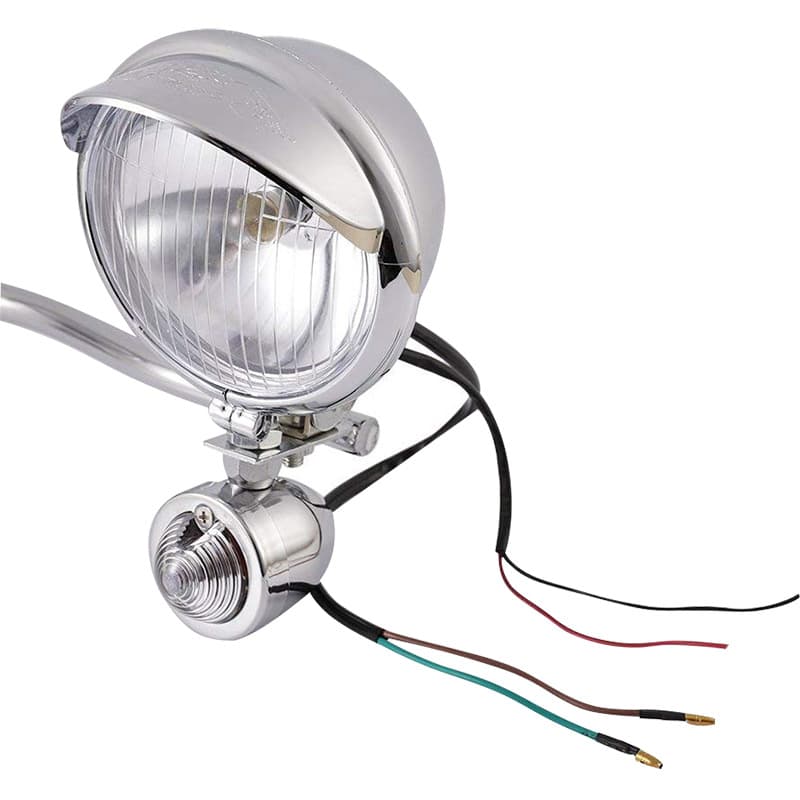 Universal modified fog lights, Harley Cruise Prince motorcycle lights, ABS iron all-white front fog lights, factory direct sales 6