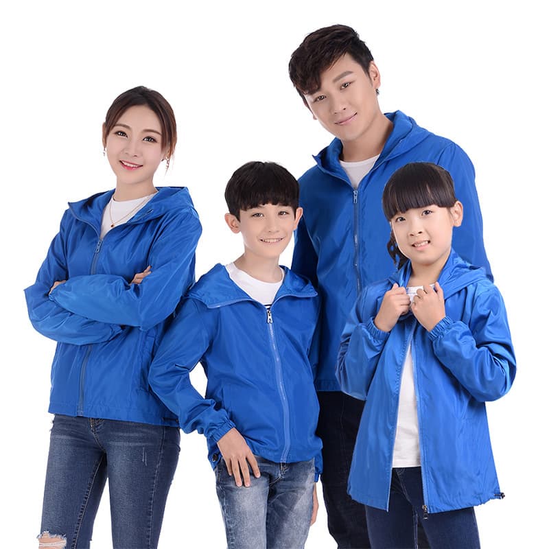 New coat men's large size spring and autumn casual jacket couple parent-child outdoor windbreaker with picture and logo printed 4