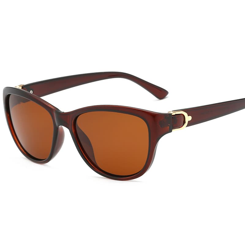 8629 new style sunglasses for women with trendy round faces, personalized metal mixed polarized sunglasses, retro sunglasses 5