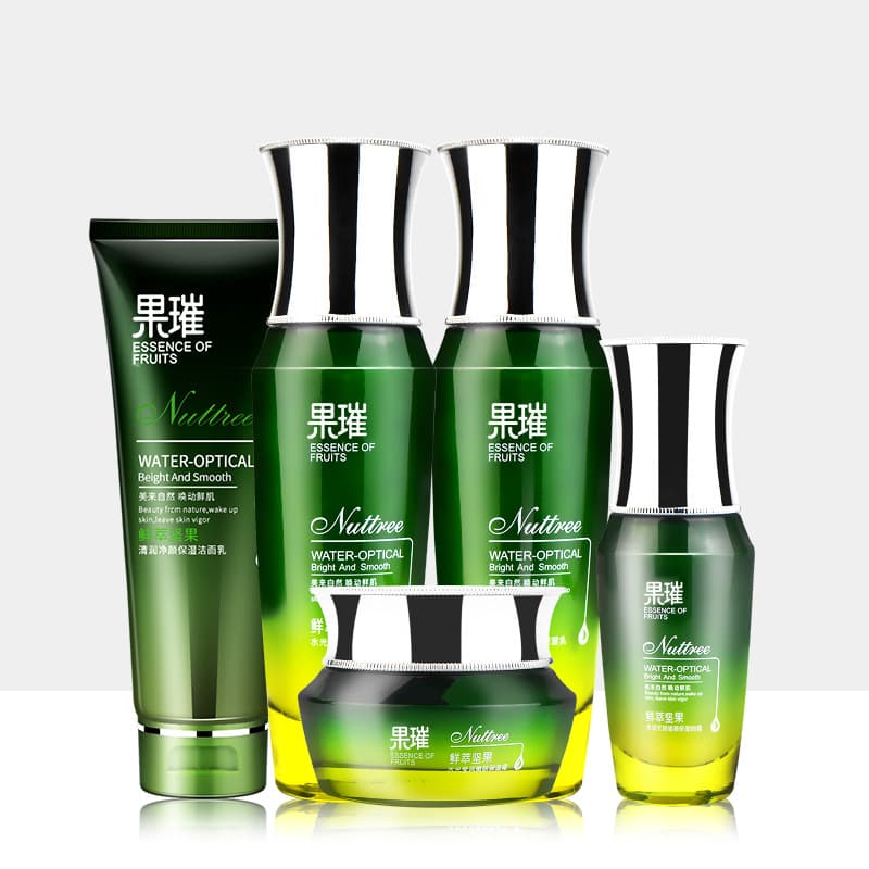 Skin care product set wholesale nut hydrating firming essence facial cleanser eye cream cosmetics complete set of water emulsion 4