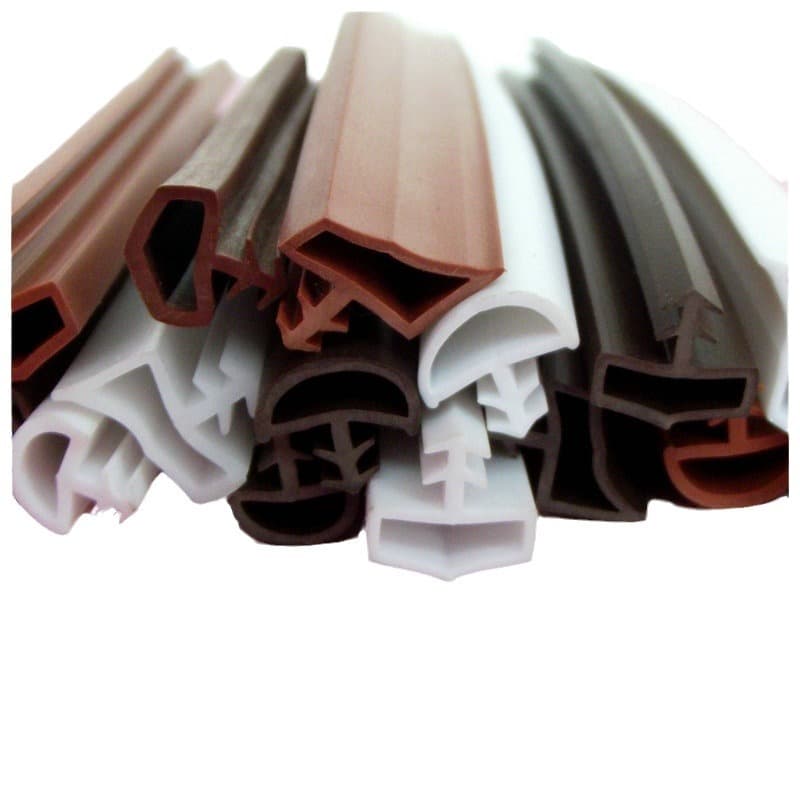 Wooden door anti-theft door card groove strip anti-collision strip door frame door window glass strip waterproof silent seal strip 6