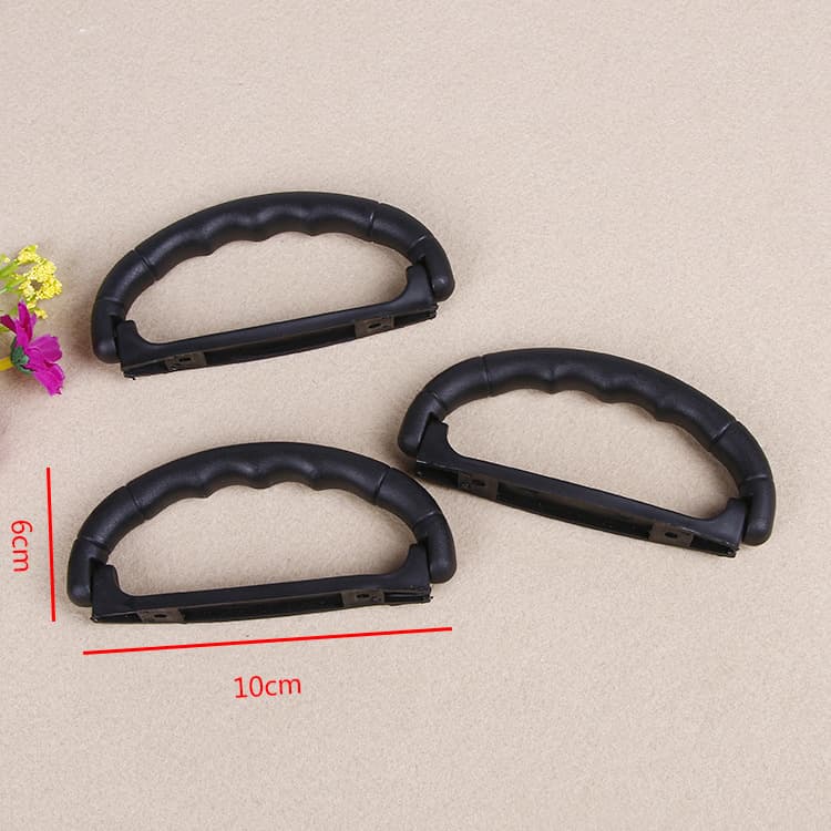 Black suitcase universal handle plastic luggage accessories handle handle suitcase handle storage bag edge 5