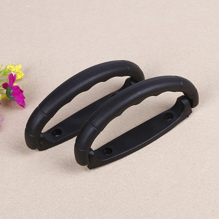 Black suitcase universal handle plastic luggage accessories handle handle suitcase handle storage bag edge 1