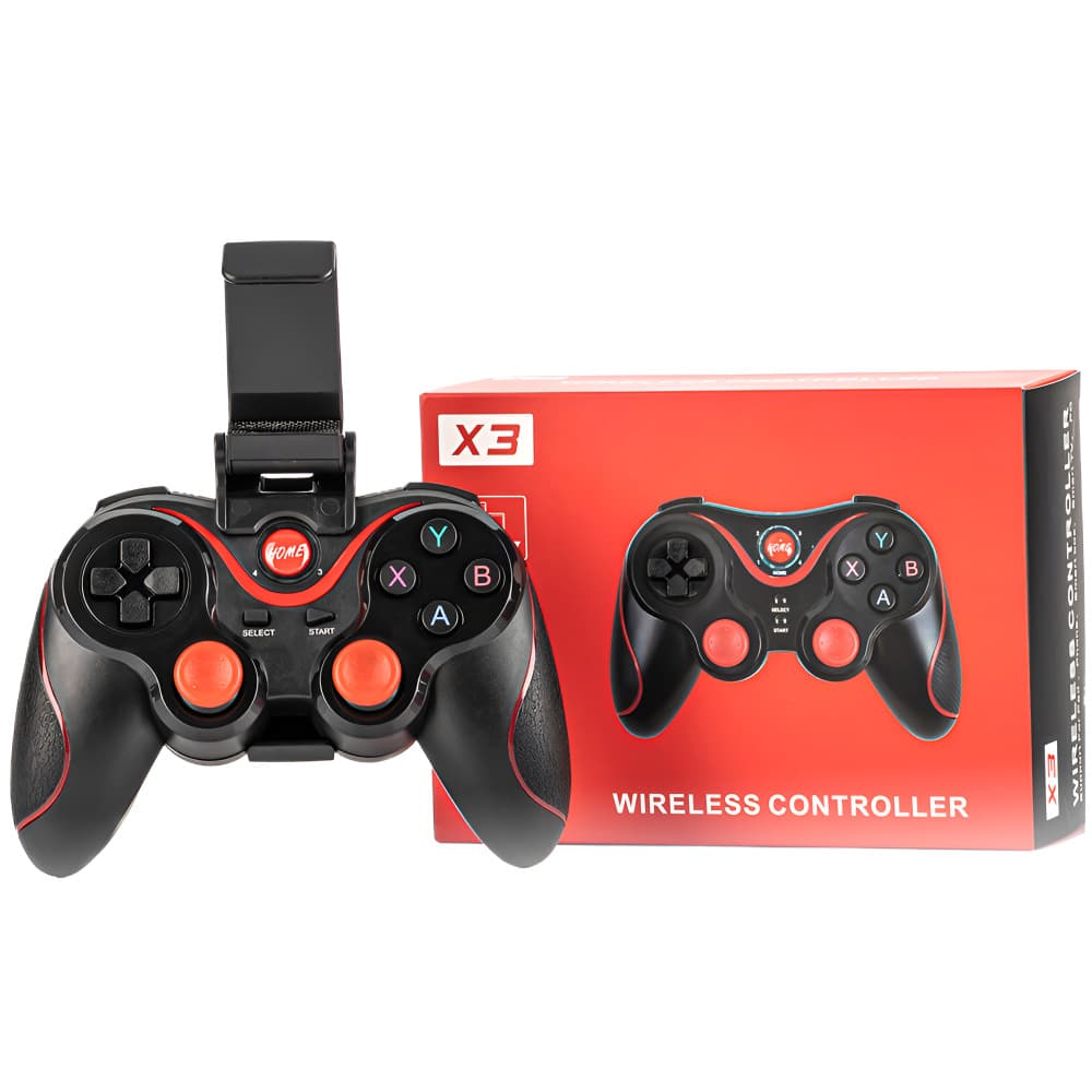 Wireless Game Bluetooth Controller X3 Mobile Game Controller Supports IOS/Android Mobile Phone Controller 1