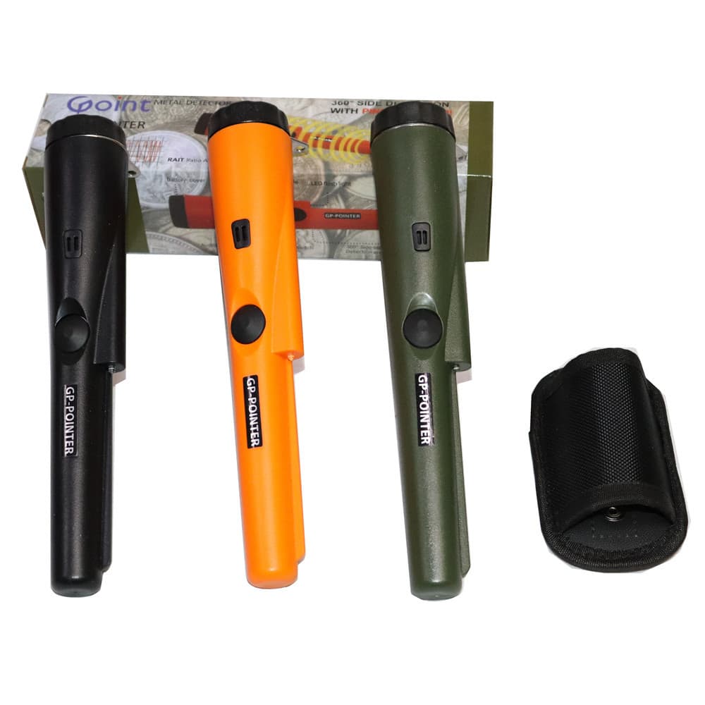 Handheld metal detector manufacturer orange green black blue positioning stick drop shipping portable metal detection 6