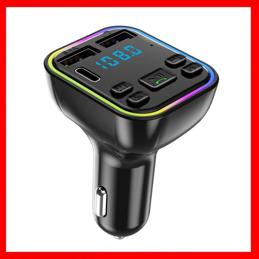 Q5 cross-border FM Bluetooth transmitter car MP3 player car charger explosive car multi-function charger 4