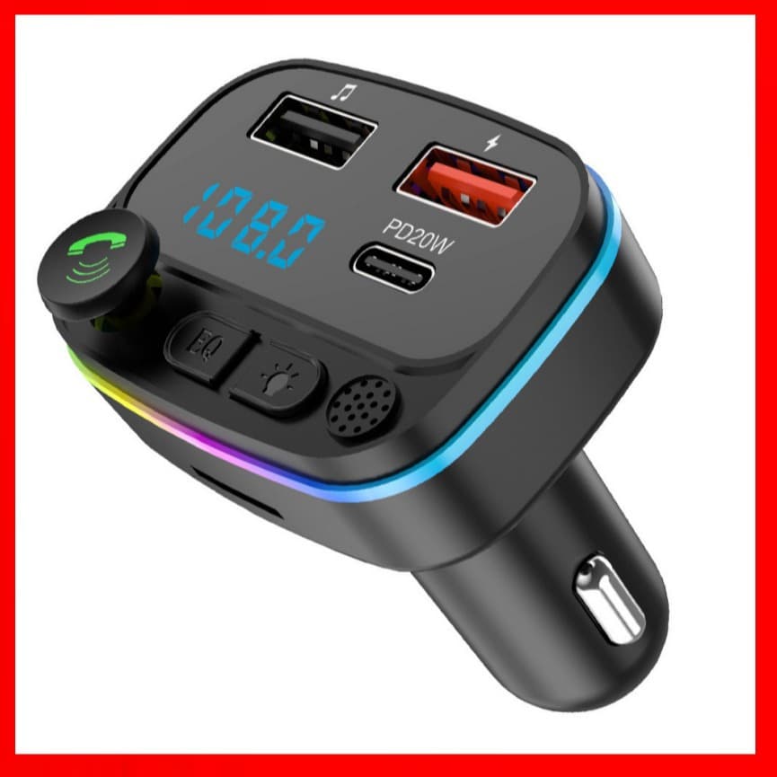 Q5 cross-border FM Bluetooth transmitter car MP3 player car charger explosive car multi-function charger 5