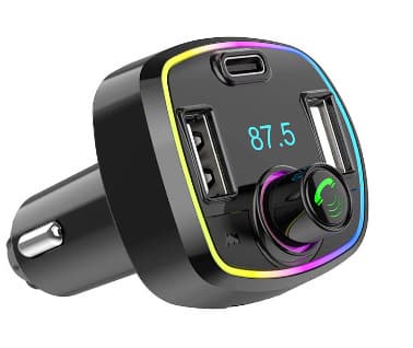 Q5 cross-border FM Bluetooth transmitter car MP3 player car charger explosive car multi-function charger 7