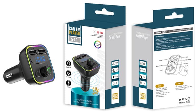 Q5 cross-border FM Bluetooth transmitter car MP3 player car charger explosive car multi-function charger 8