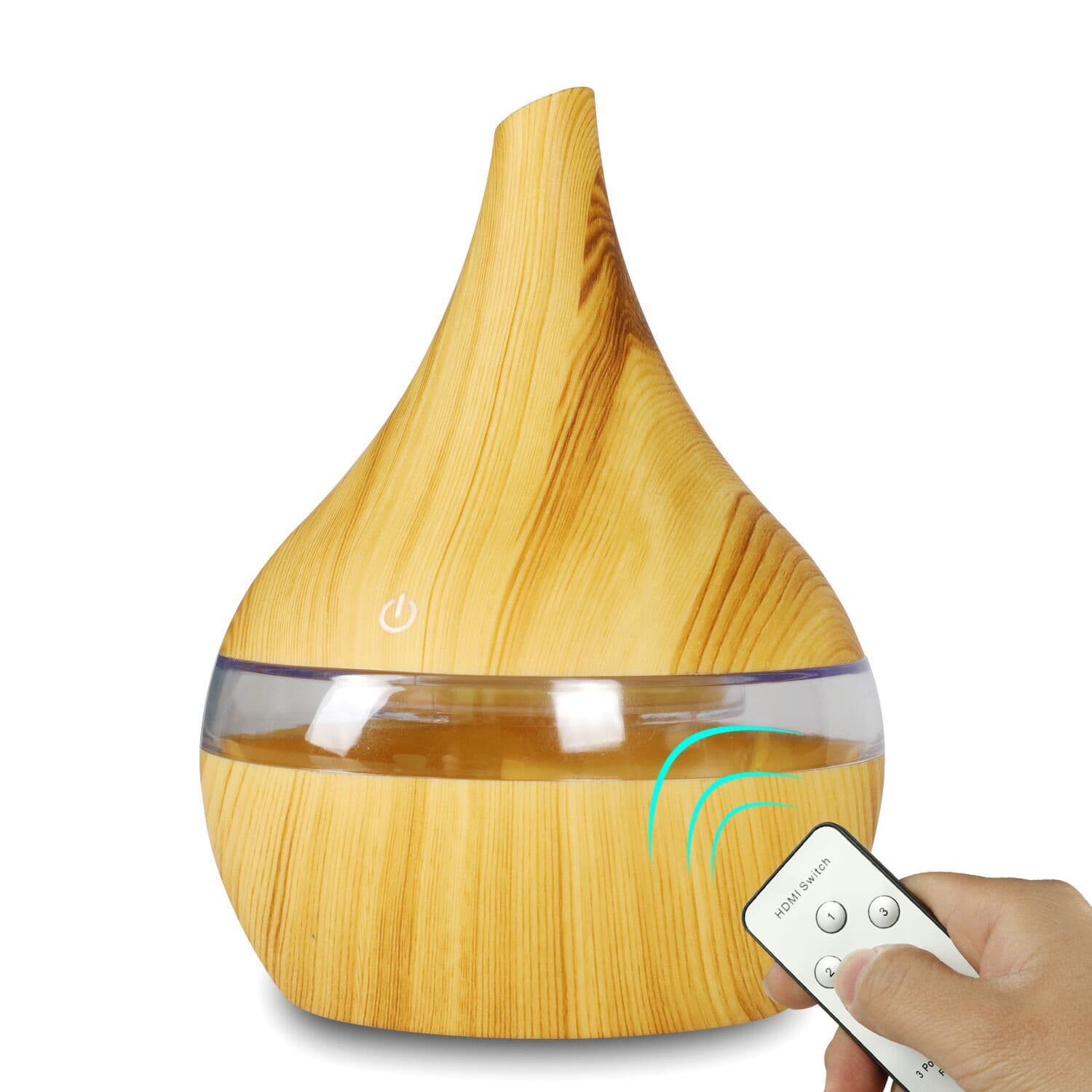 USB humidifier luminous 5V household heavy fog air humidifier wood grain air purifier aromatherapy machine wholesale 4
