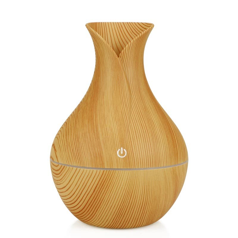 USB humidifier luminous 5V household heavy fog air humidifier wood grain air purifier aromatherapy machine wholesale 9