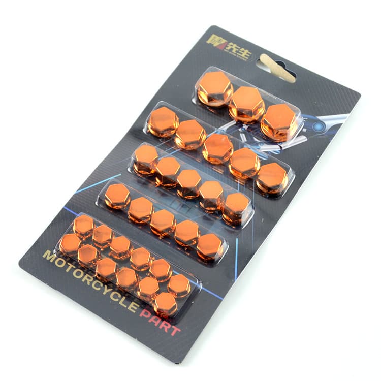 Factory direct sales motorcycle modification accessories head screw cover decorative parts scooter engine screw cap 3