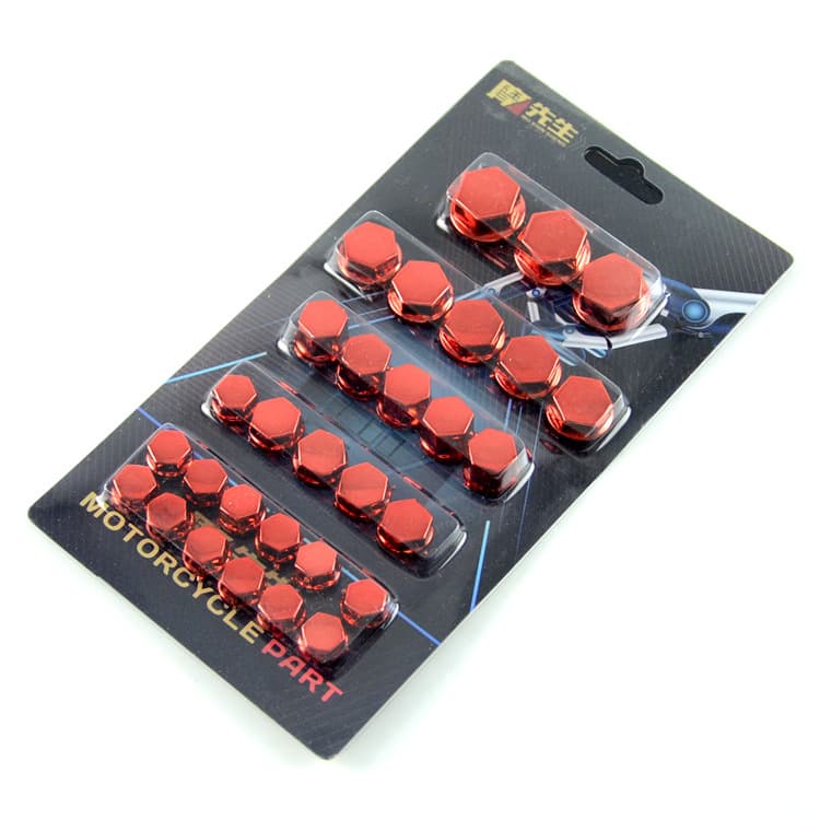 Factory direct sales motorcycle modification accessories head screw cover decorative parts scooter engine screw cap 5